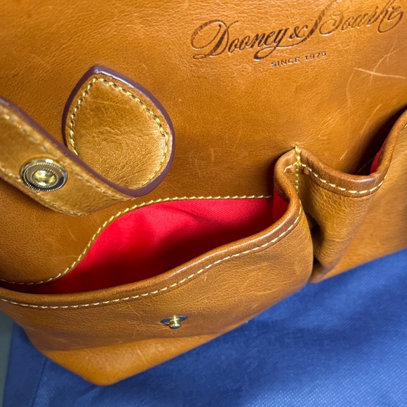 Dooney & Bourke Brown Leather Shoulder Bag - Picture 7 of 7